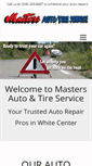 Mobile Screenshot of mastersautoandtire.com